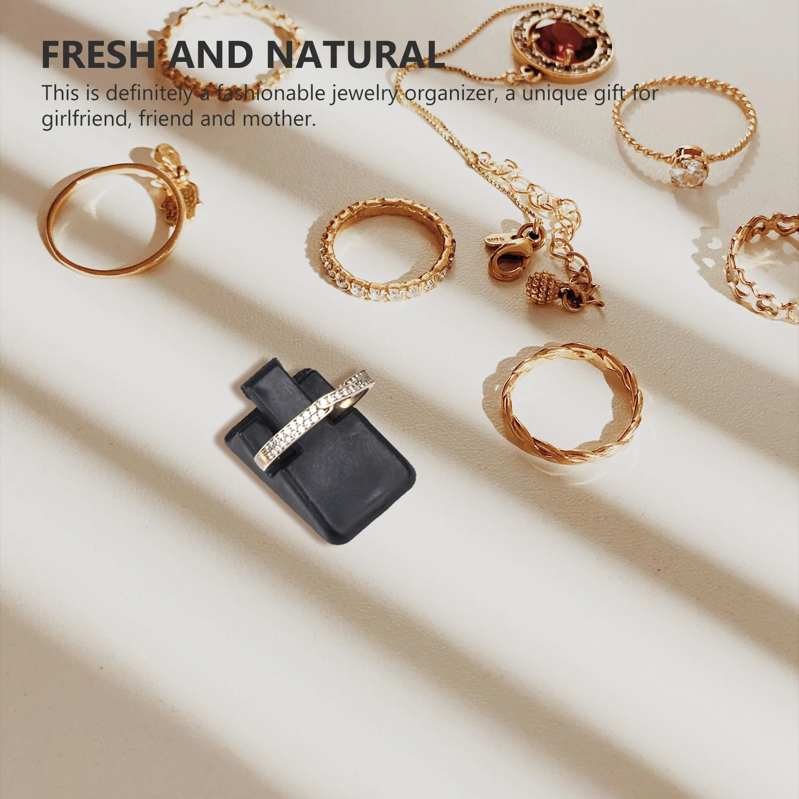 

35Pcs Plastic Jewelry Ring Holders Sturdy Non-Scratch Display Stand Exquisite Workmanship Finger Ring Organizer for Home and