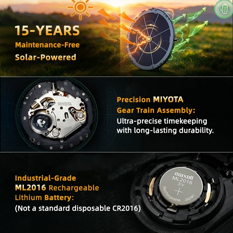 NORTH EDGE EVOQUE 2 Men Digital Military Watch Solar Power Environmental Men's Sport Wristwatch Luminous Watches Waterproof 50M