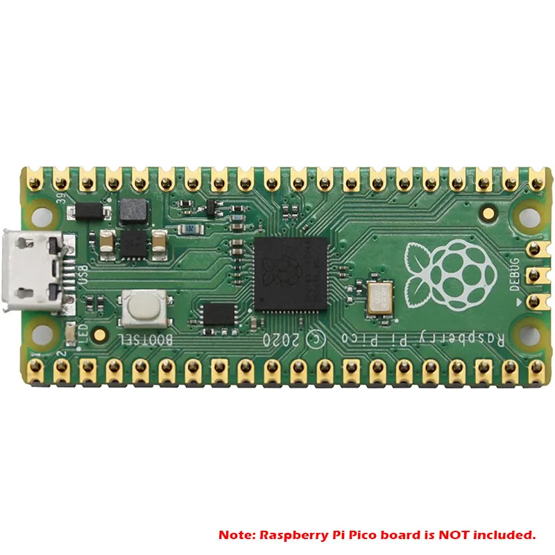 Набор из 15 штыревых разъемов для Raspberry Pi Pico — разъемы «папа» 2,54 мм (20-контактный + 3-контактный) — 5 полных комплектов