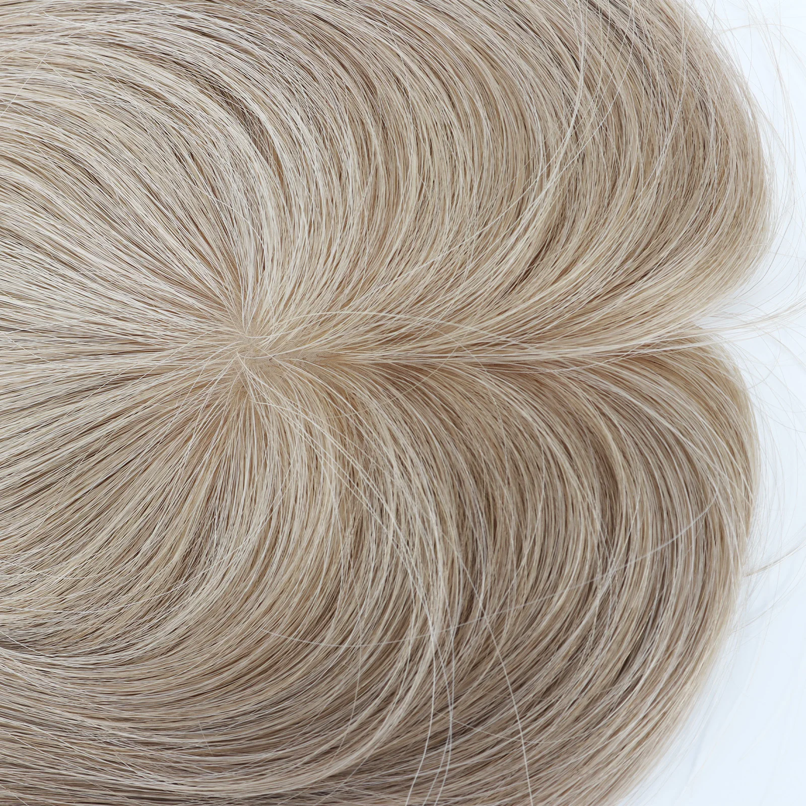 

# Натуральный европейский парик-накладка из человеческих волос, полностью ручной работы, с шелковым основанием 8x12 см, на заколках, мягкий, дышащий, для женщин