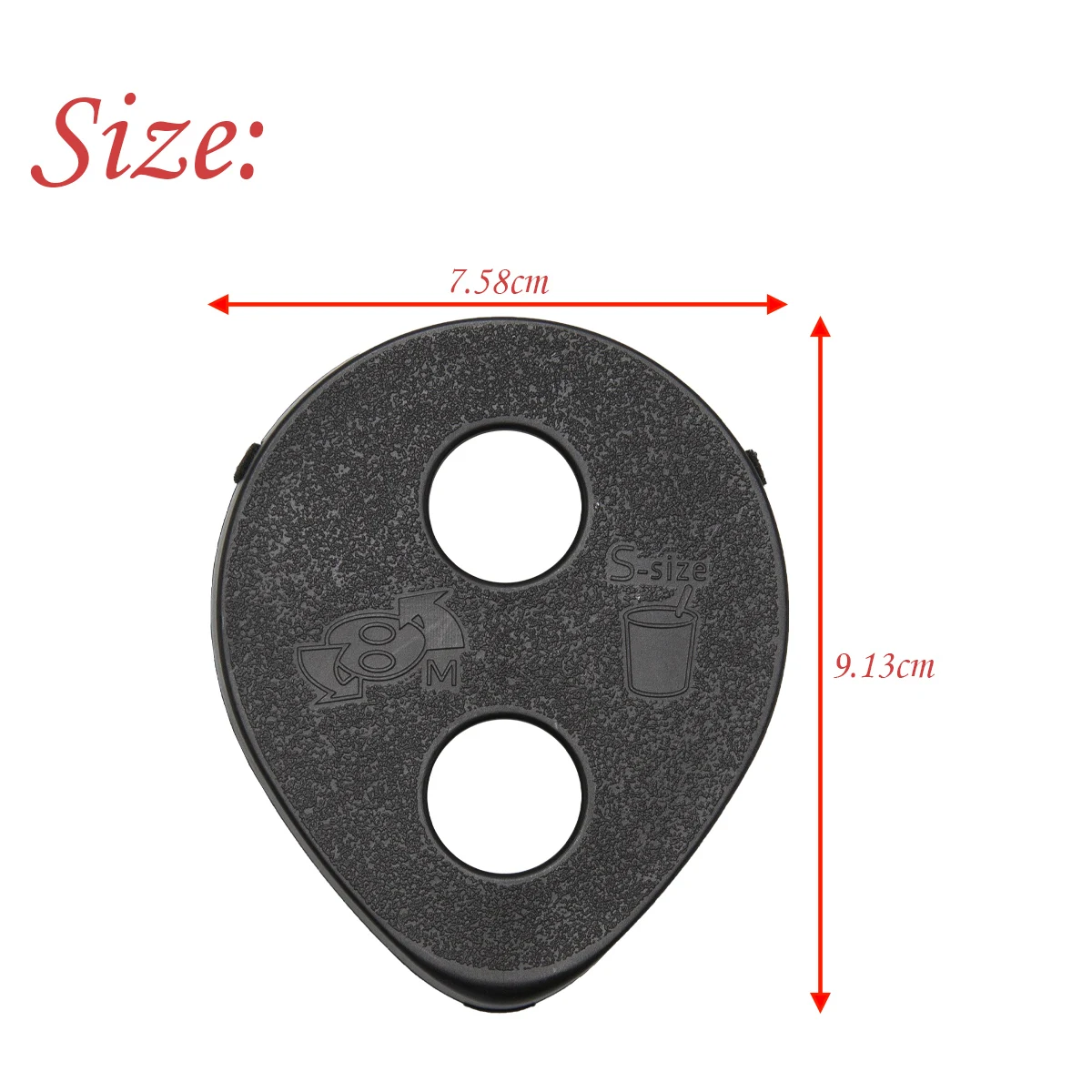 Front Center Console Cup Holder Insert Removable Bottom Raiser For 2016-2023 Toyota C-HR PT58856-10020 / 58856C / 58856-F4010