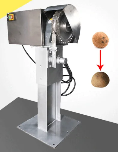 Máquina desgranadora de coco comercial, pelador de coco Industrial, máquina desgranadora de piel de coco automática