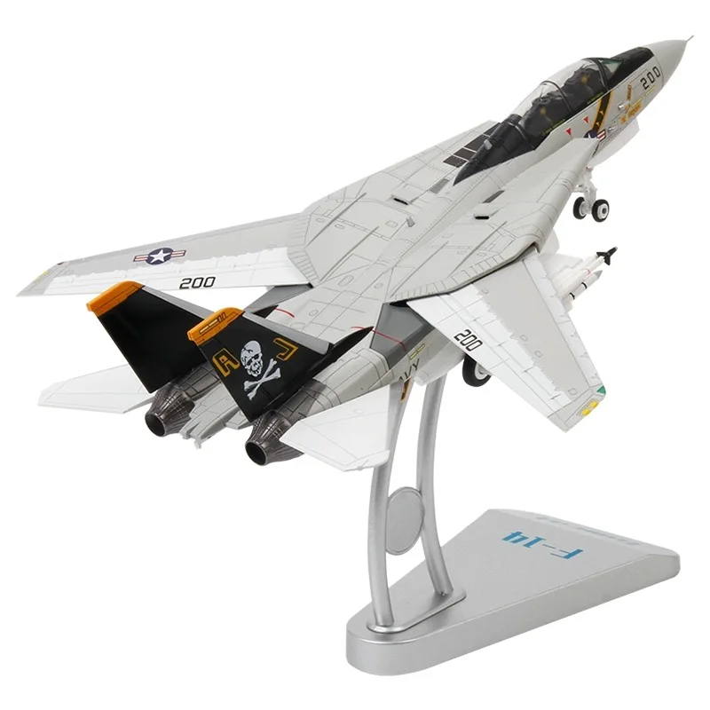 US Navy F-14 Tomcat 1/72 Alloy Model VF-84 Jolly Rogers Fighter DieCast Metal Airplane Military Display Model Collection or Gift