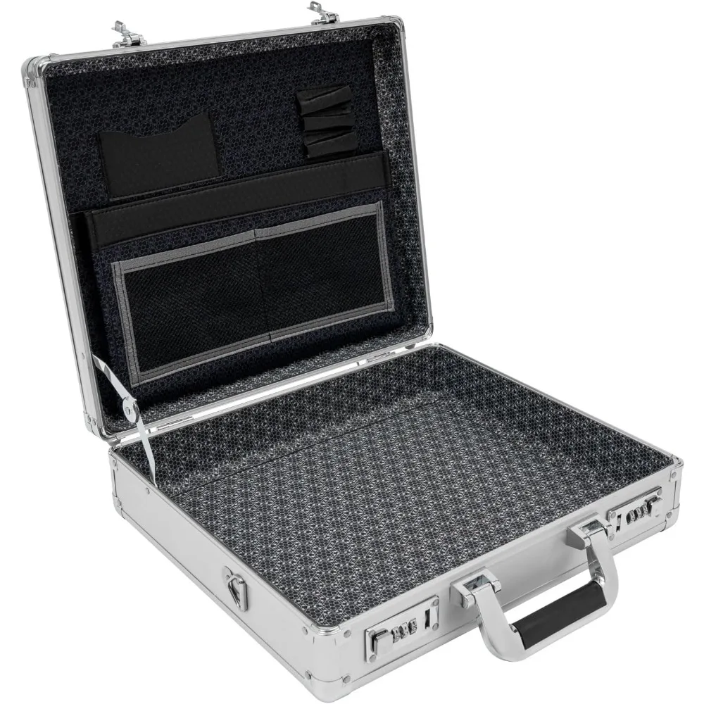 Valigetta di sicurezza rigida con chiusura da 15x4x13 pollici per bussiness Valigetta rigida da 22 libbre con serrature