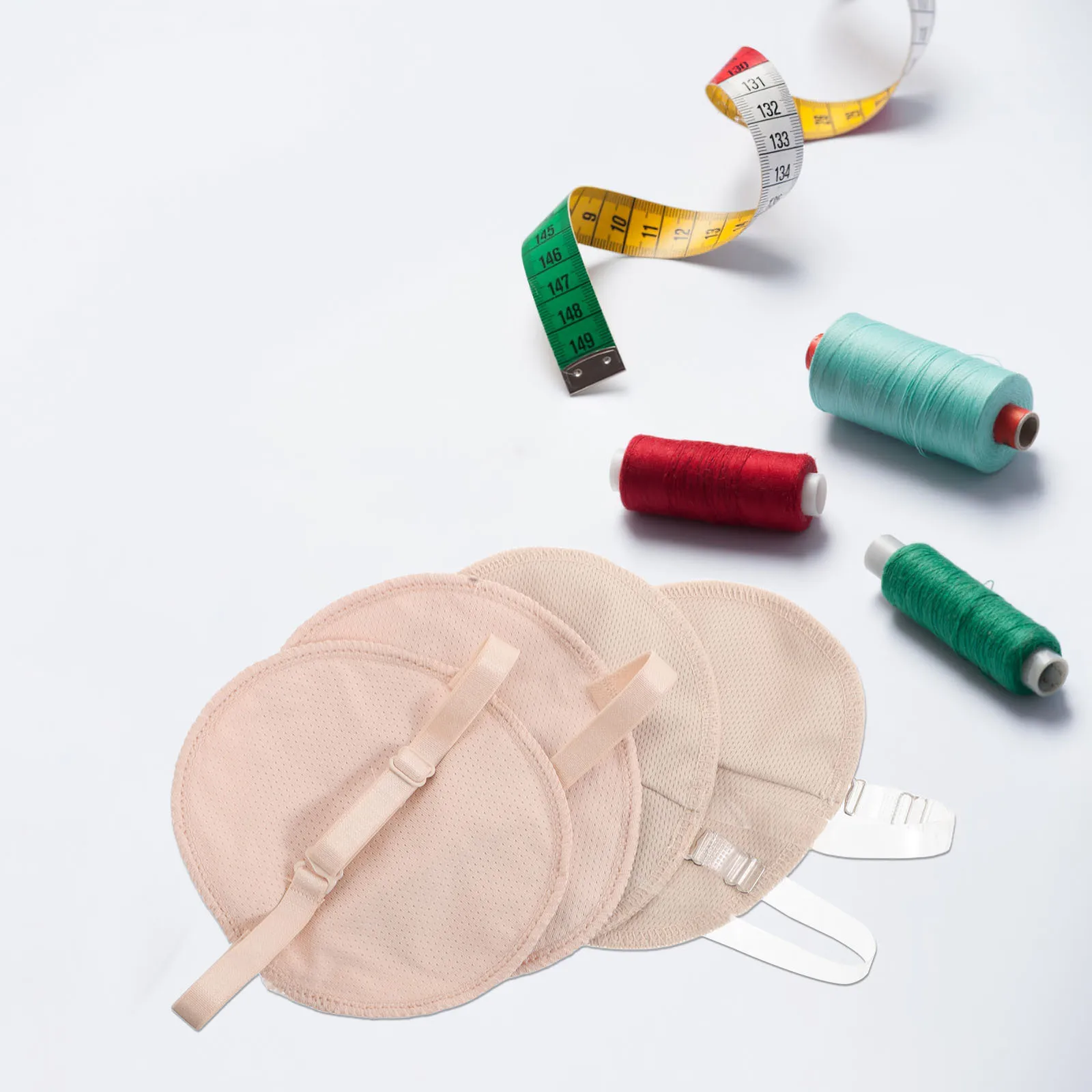 

4 шт. подушечки для подмышек, многоразовые дышащие впитывающие пот защитные приспособления, моющиеся, против пота, защита подмышек для женщин и мужчин, быстрые