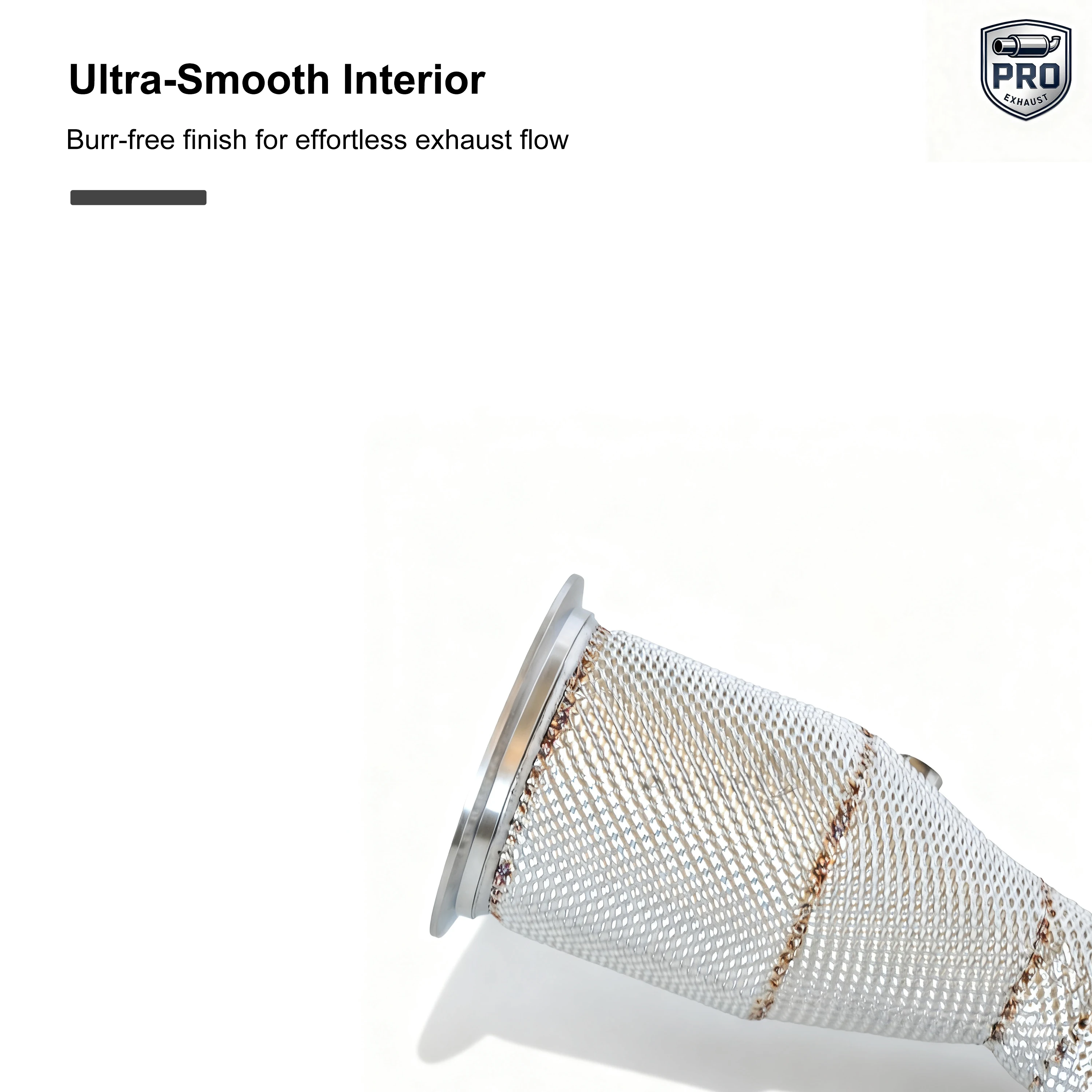 PRO 고품질 배기 다운파이프 포르쉐 카이엔 (E3 9Y0) E-하이브리드 3.0T 열 차단 촉매 배기 파이프 포함