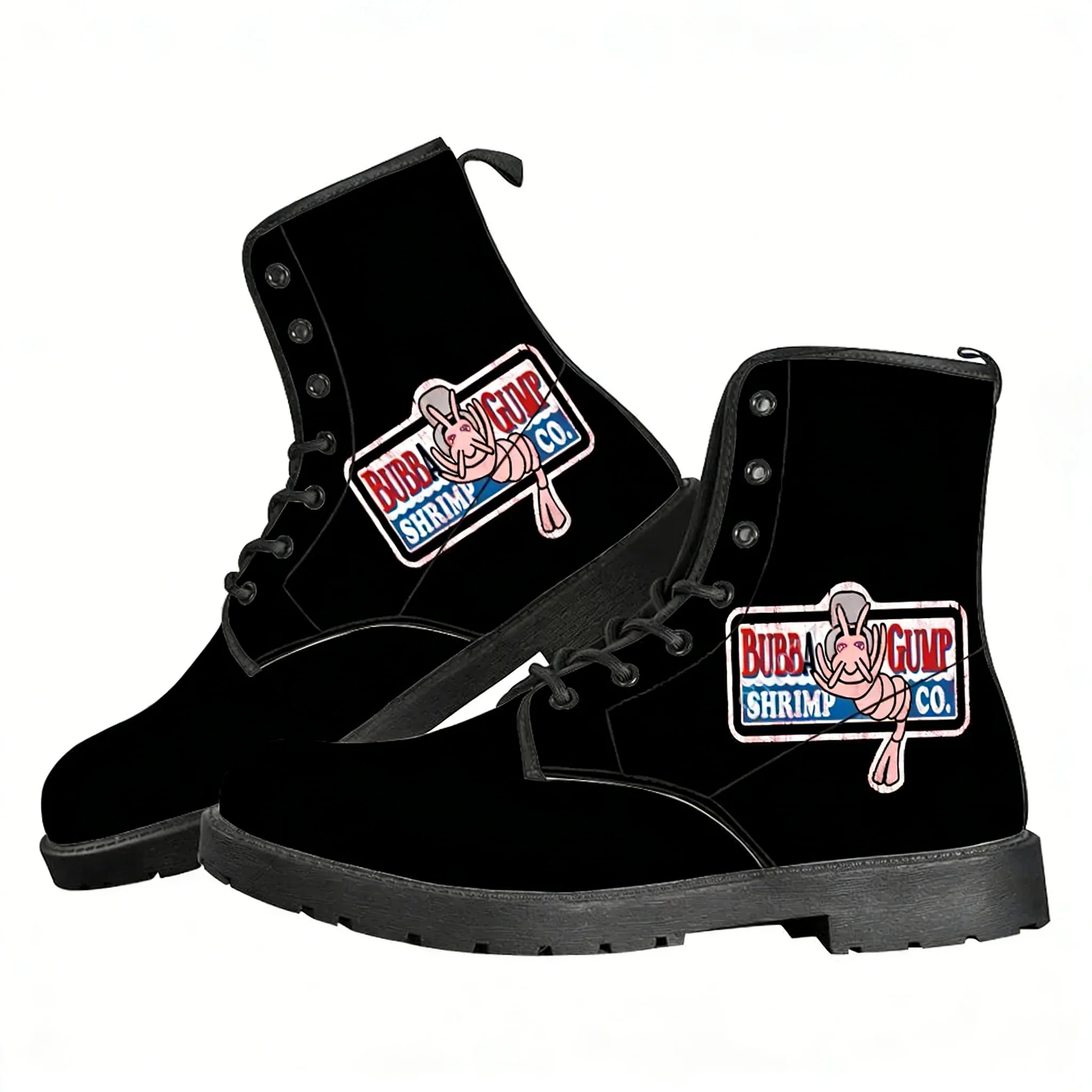 

Retro1994 Bubba Gump Shrimp Casual Boots Bubba Gump Mens Womens Teenager Shoes Retro Street 3D water proof Boot Outdoor Boots