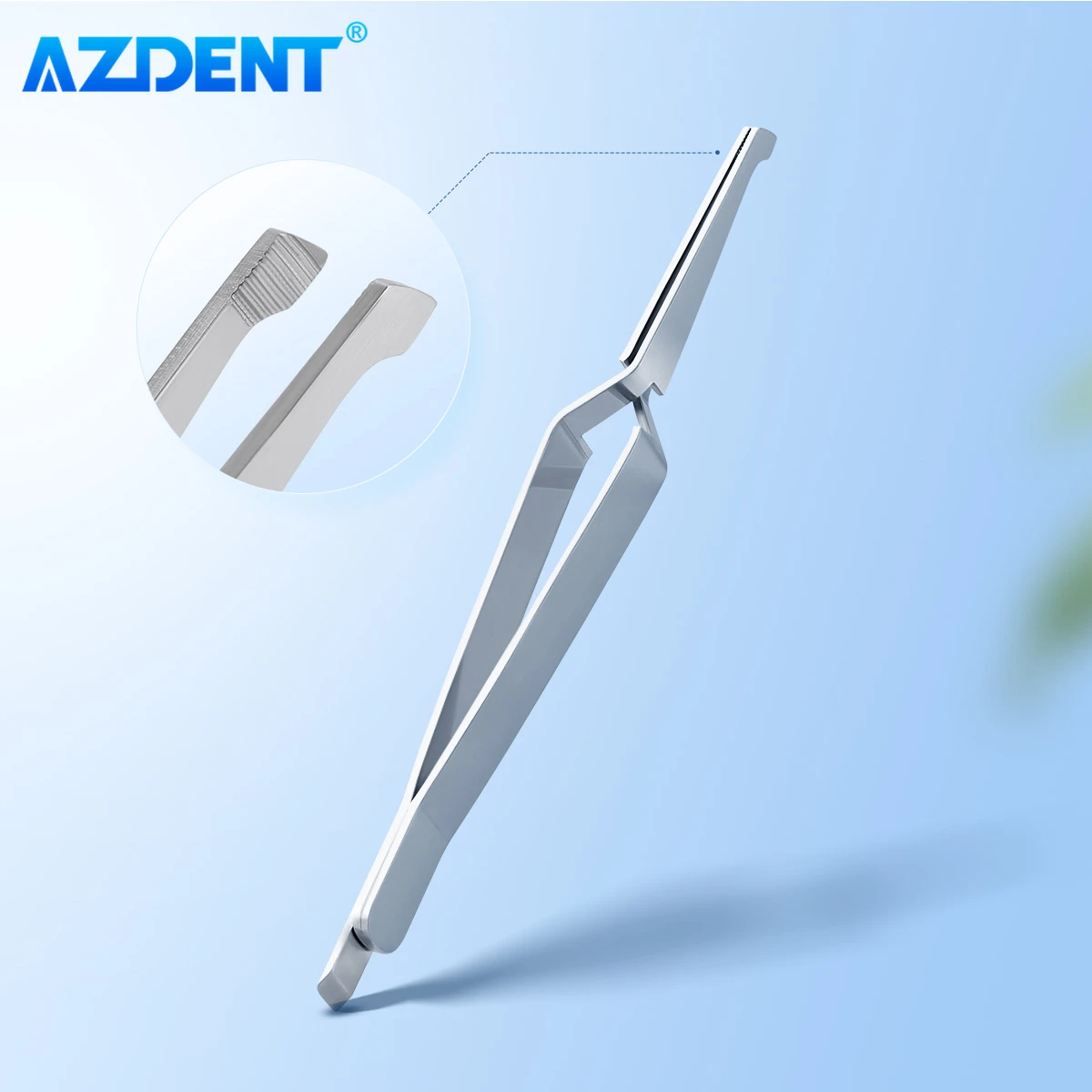 Dental Bracket Tweezers AZDENT Orthodontic Braces Buccal Tube Reverse Action Serrated Instruments Tweezer Plier Dentistry Tools