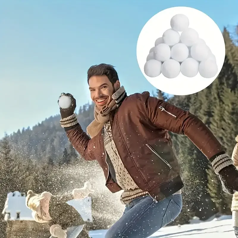 60PCS Soft Snow Fake Balls Chr - огляд і ціна Kids Outdoor Xmas Gifts