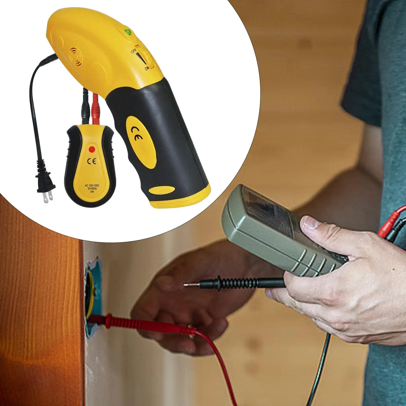 

Circuit Breaker Finding Tool US Plug Circuit Tracer Detect Tool for Professional