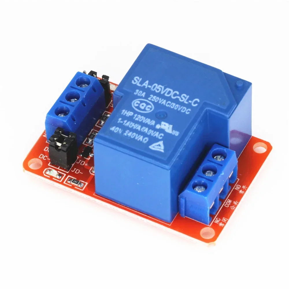 5V/12V 30A 1-Channel Relay Module+Electronic With Optocoupler 5V/12V 30A Two-way isolation relay module High/low level trigger