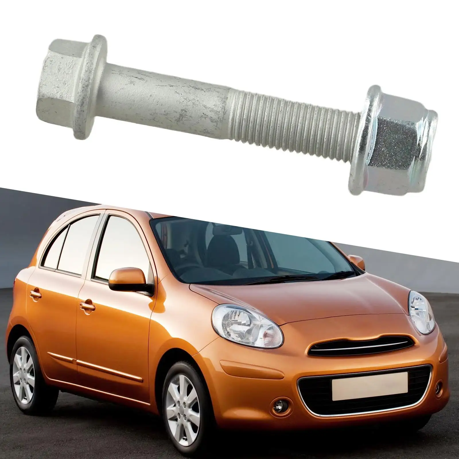 Suspension Control Pinch Bolt For Nissan Juke NV200 Leaf Cube Note Sunny Tiida 40178-AX06C Metal Silver Replacement Part