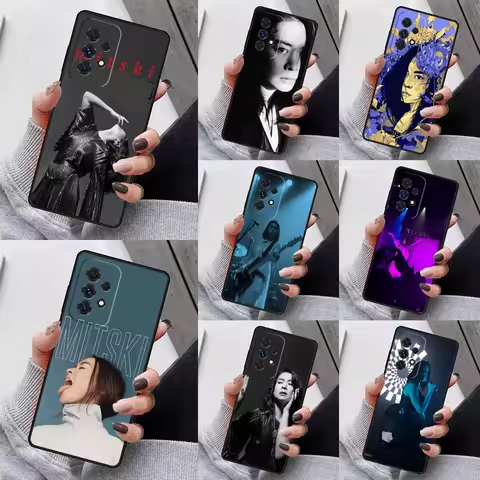 Singer Mitski Phone Case For Samsung Galaxy S23 S21 S20 FE S24 S22 Ultra Note20 S10 S9 S8 Plus A40 A52 A12 A13 A53