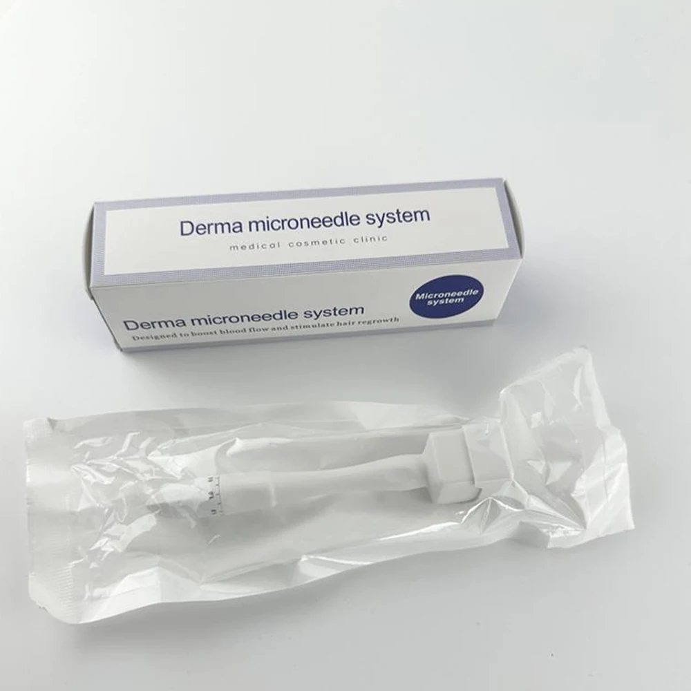 ديرما ختم 140A قابل للتعديل إبرة ميكرونيدل ديرما ختم للوجه العناية بالبشرة الخبز نمو الشعر نظام الأسطوانة ميكرونيدلينغ #6