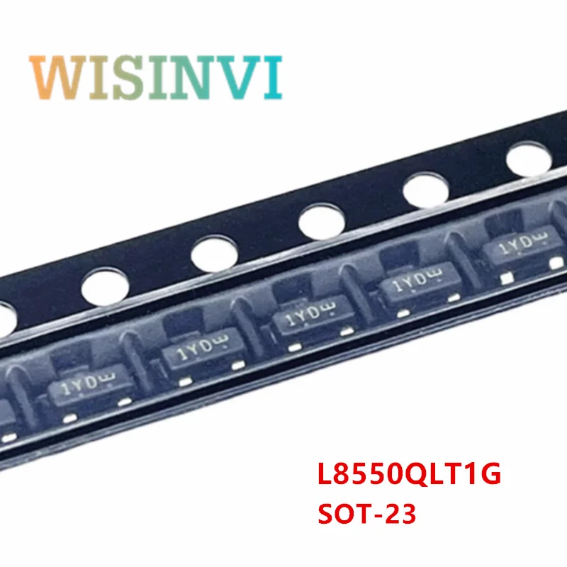 50pcs L8050Q L8050QLT1G 1YC L8550Q L8550QLT1G 1YD SOT-23 25V 800mA General Purpose Transistors NPN Silicon