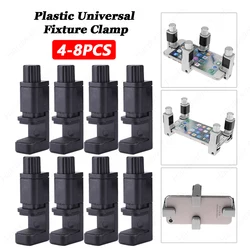 4/8PCS Universal Fixture Clamp Holder Adjustable Mobile Phone Repair Tool LCD Display Screen Fastening Fixing Clip Tablet Tools