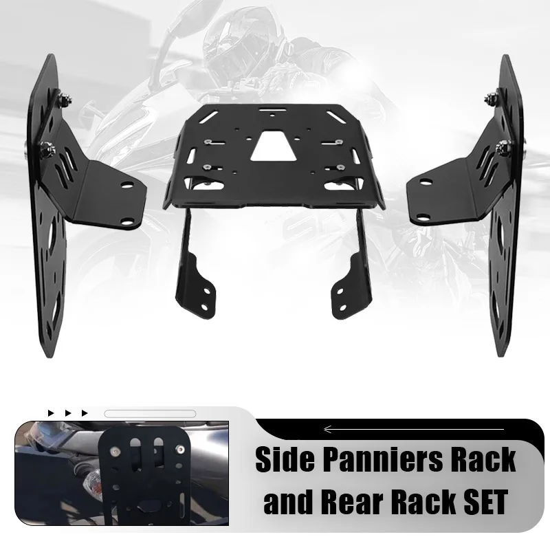 

2024 Motorcycle Side Panniers For Husqvarna Svartpilen 125 200 250 401 Vitpilen 250 401 2018- 2023 Rack & Rear Luggage Racks Set