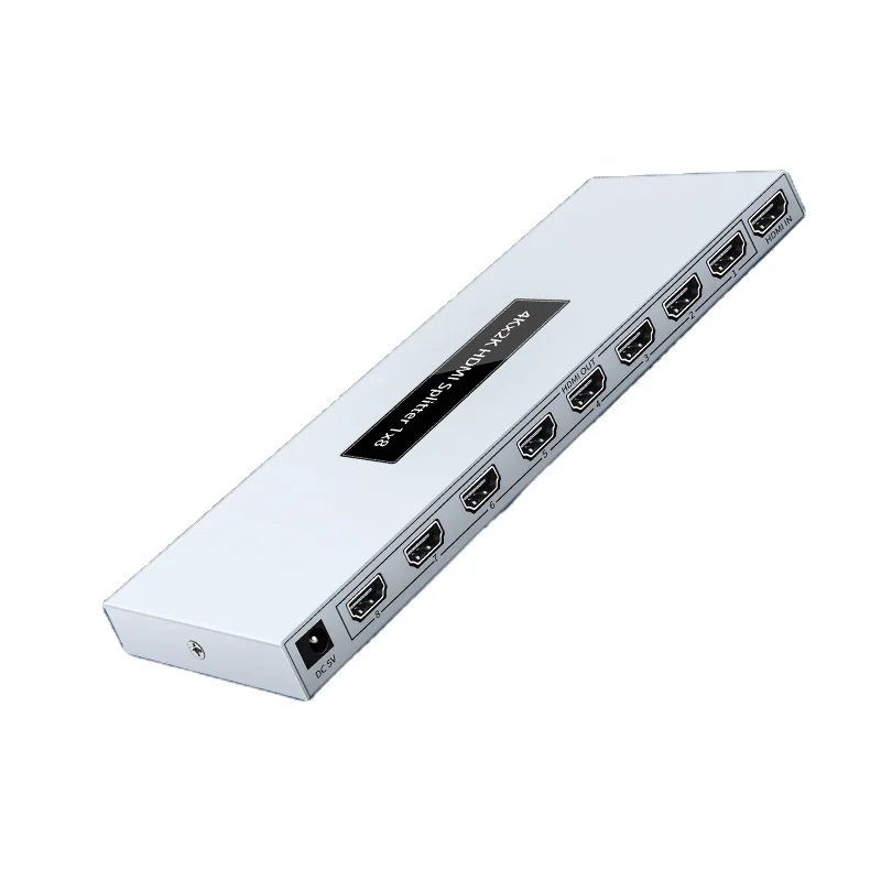 Dtech 4K HDMI Splitter 1x8 HDMI 2.0 Splitter Support 4K@60Hz