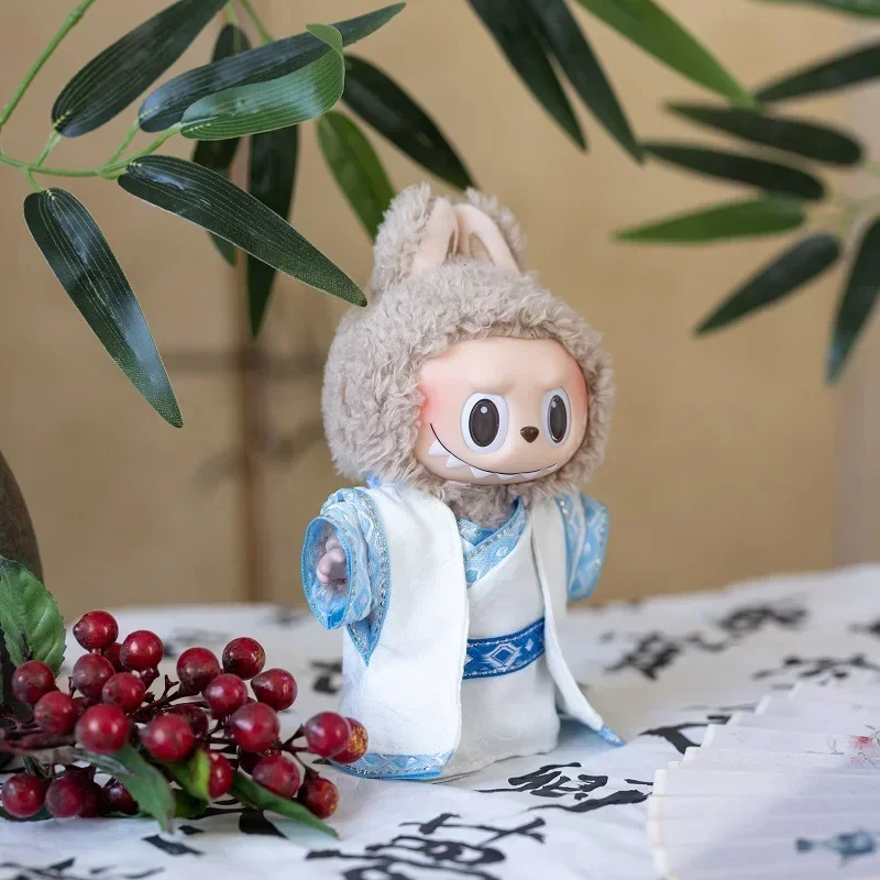 

Stylish Traditional Hanfu Dresses Mini Plush Doll'S Clothes Outfit Accessories for 17cm Korea Kpop Exo Labubu Clothing Gift