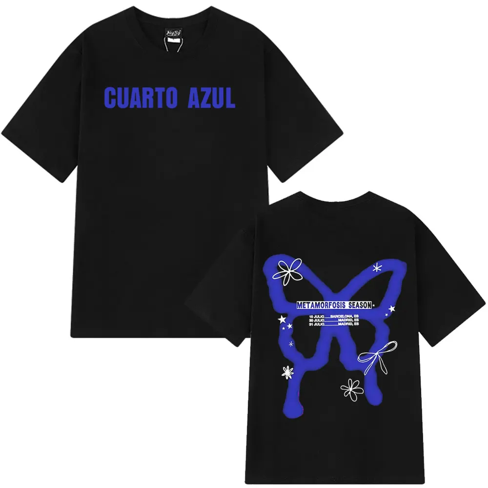 فراشة Aitana موضة الجرافيك تي شيرت الرجال النساء س الرقبة قصيرة الأكمام القطن تي شيرت الملابس الاتجاه الجمالي تي شيرتات قطن #1