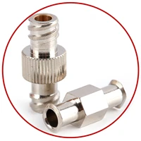 

【F】1 шт., соединительная муфта «мама-мама», разъем для шприца Люэра, металлические двойные соединения, адаптер с замком Люэра, муфта для пневматических деталей