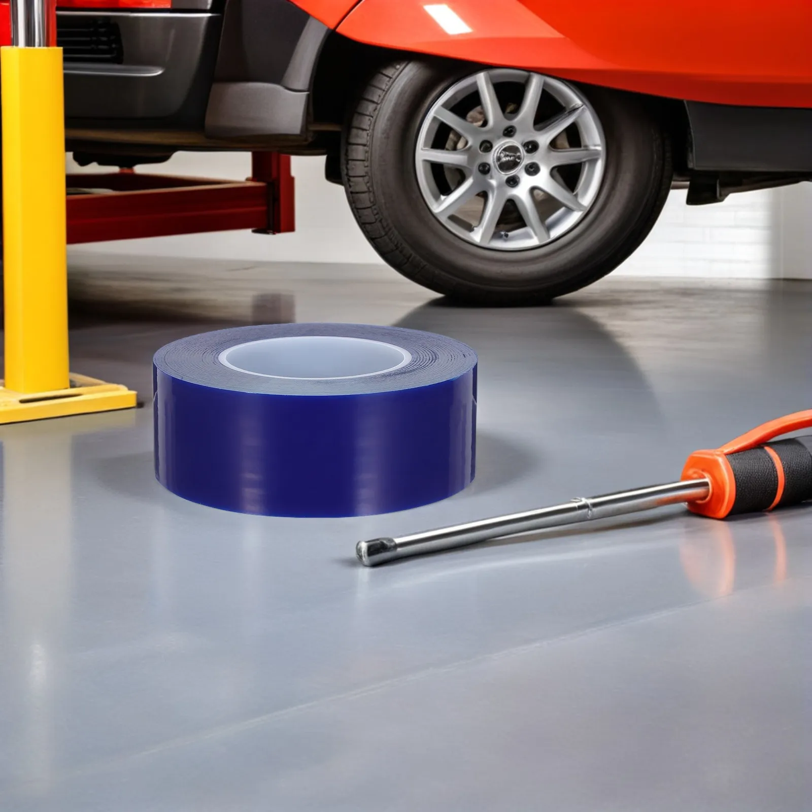 

Wheel Hub Rim Protective Tape 5cmx200m Weatherproof Film Roll Rim Protector Film Roll Tire Installation