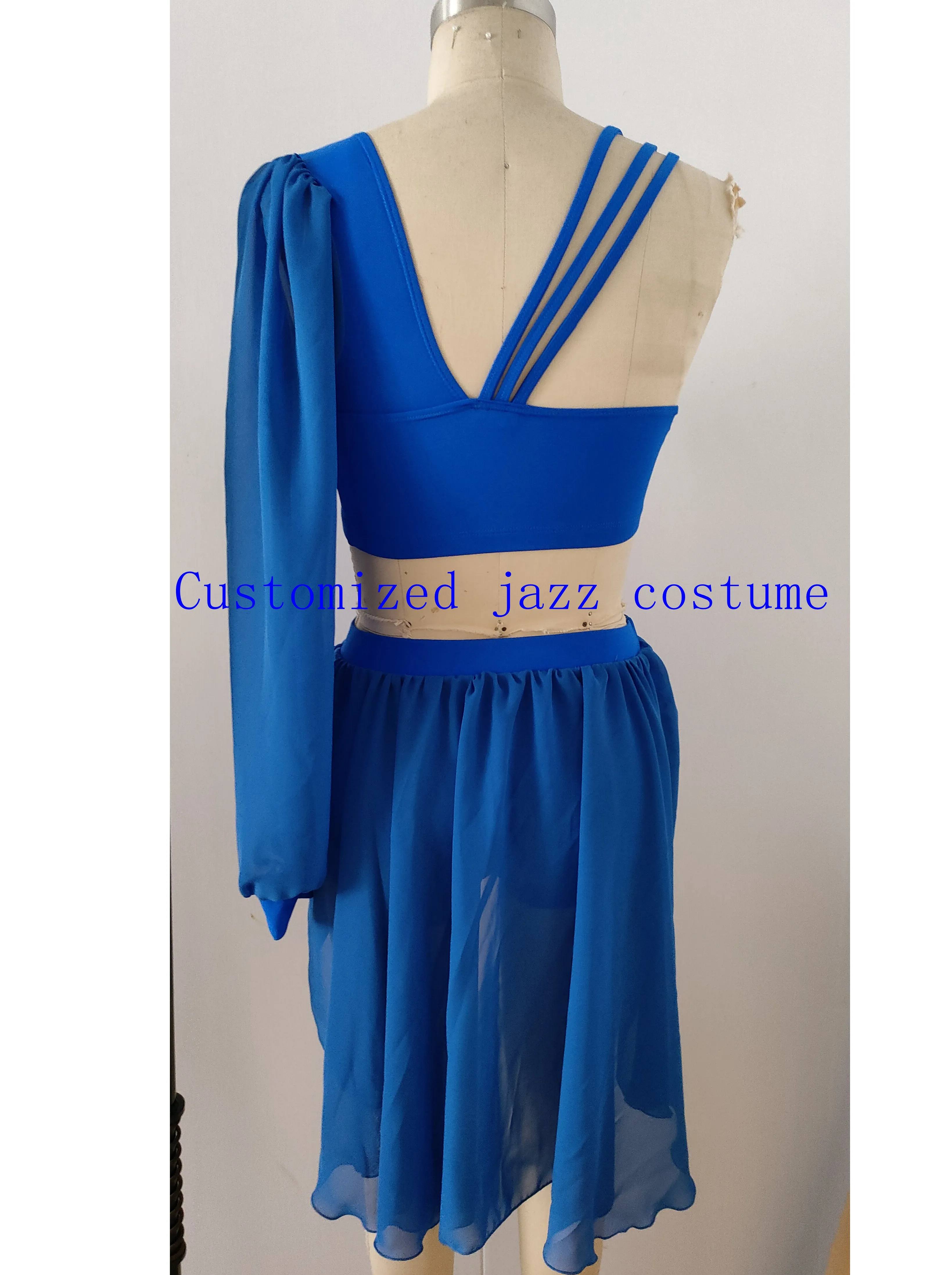 Профессиональные костюмы для джазовых латинских танцев по индивидуальному заказу, женская танцевальная одежда любого цвета, блестящая тренировочная юбка с блестками