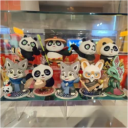 Gorący oryginalny Dreamworks Kung Fu Panda seria Model Anime Kawaii figurka zwierzęca Abao ręcznie robiona modna zabawka dekoracja zabawki prezentowe