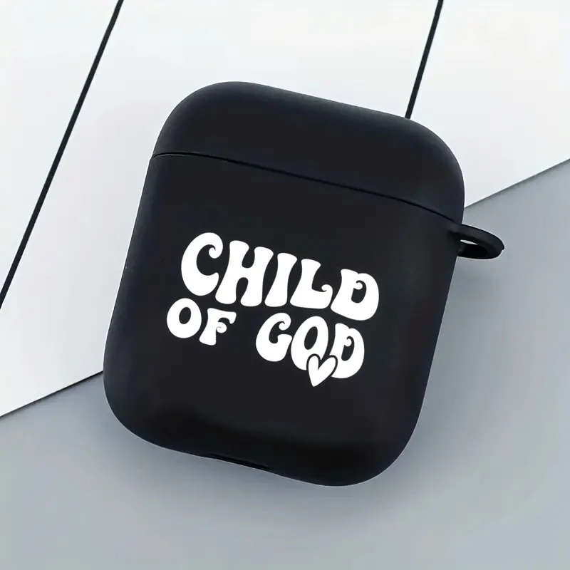 Christian Child of God Retro Sticker Airpod Case Cool Earphone Cover for AirPods 2 3 Pro 2nd Generation Case Gift for Teenagers