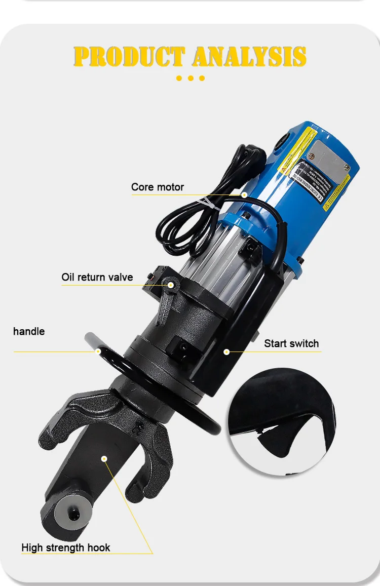 

Gold Seller RB-32 Hydraulic Rebar Bender Machine Construction Tool Electric Rebar Bending Machine