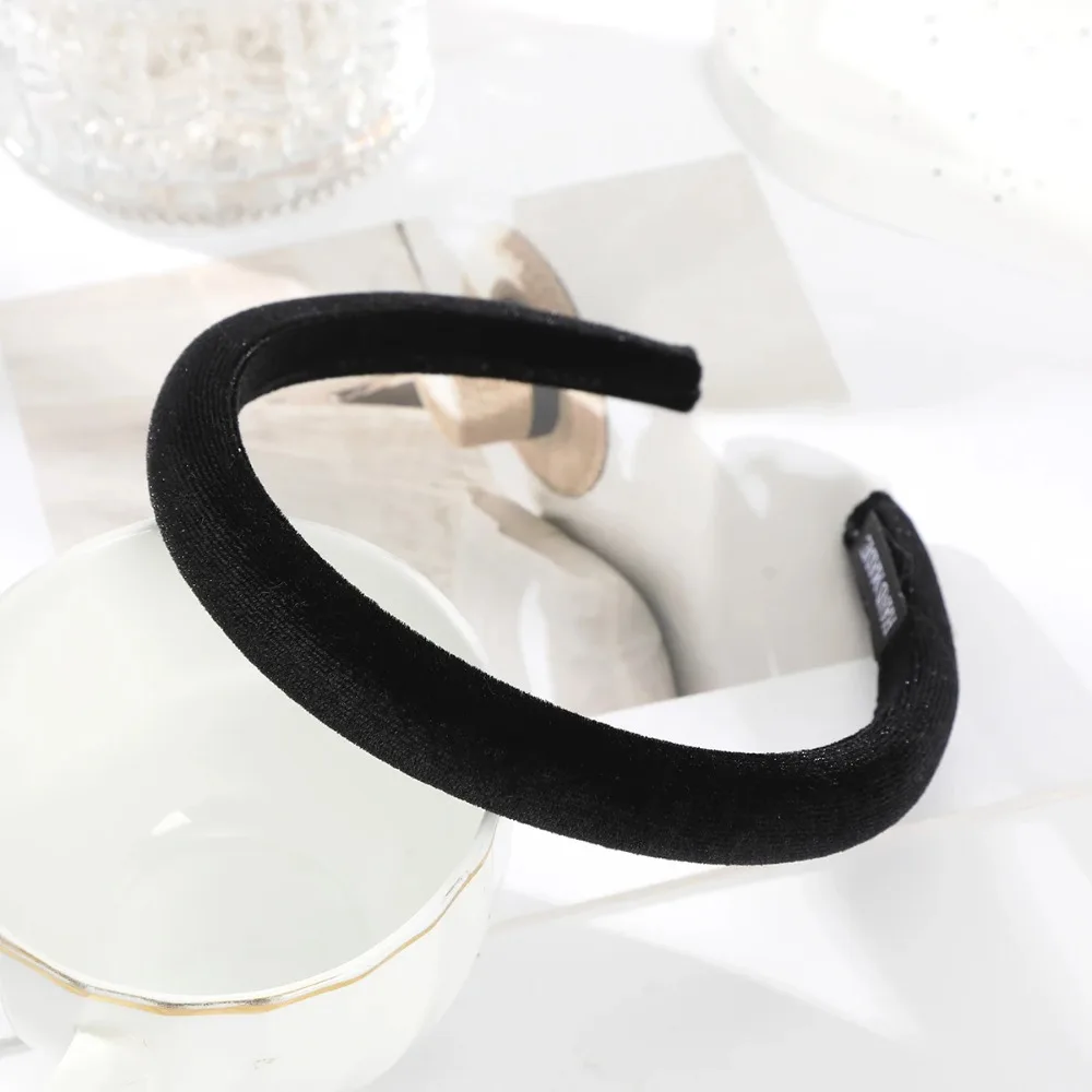 

Fashion Elastic Hair Hoops Retro Hair Accessories Sponge Hair Bands All-match Headwear For Women