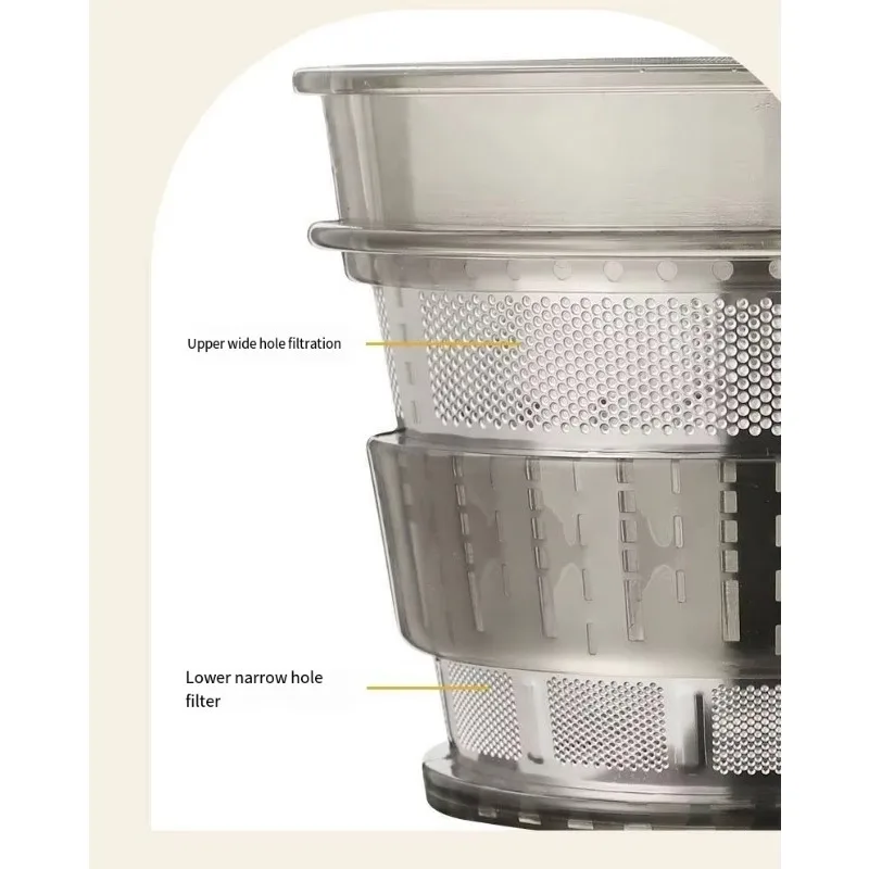 عصارة للمنزل أوتوماتيكية من الفولاذ المقاوم للصدأ قوية 4 في 1 عصارة فواكه آلة بريندا خلاط فصل الخضروات متعدد الوظائف #5