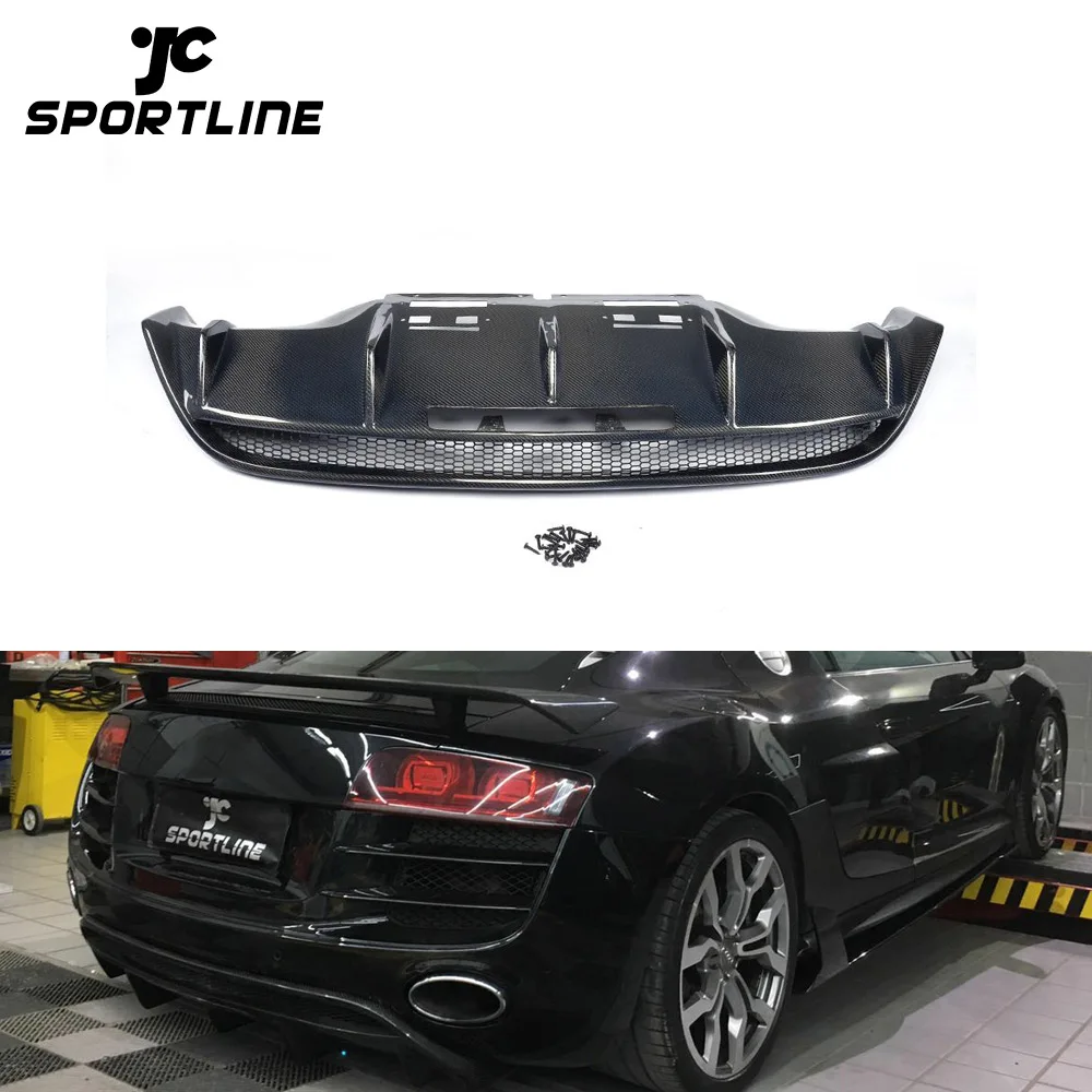 

R8 Carbon fiber Rear Diffuser for Audis R8 GT V8 V10 Coupe 2-Door 2010-2015