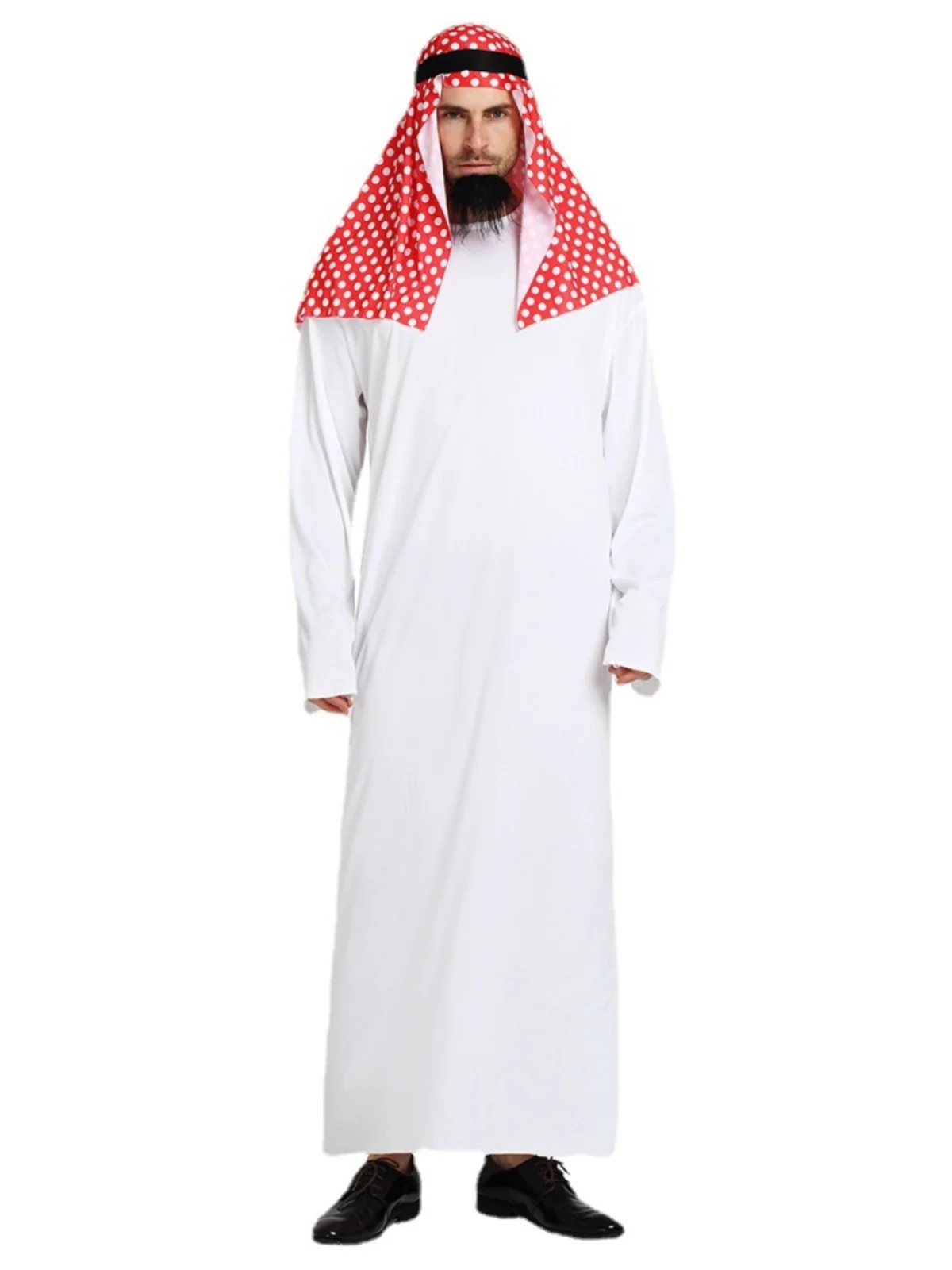 زي الملك العربي والأمير والأميرة للبالغين، زي الهالوين للرجال والنساء، زي مصباح علاء الدين والجني، زي تقليدي عربي من البوليستر