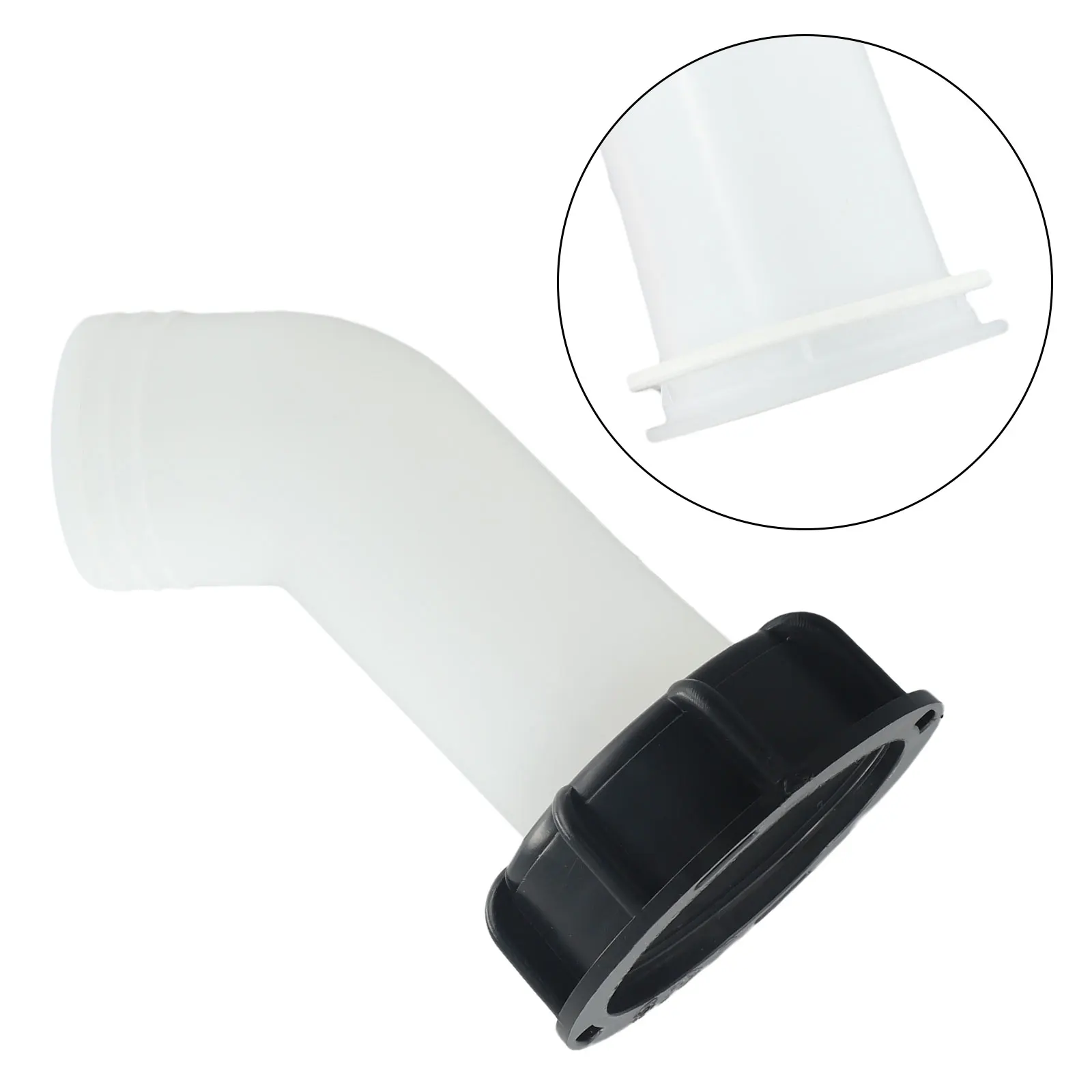 Drain Spout Hose 2in Extension for IBC 1000L Water Tanks Equipped with Valve Tap Cap and Thread Nut for Secure Connection