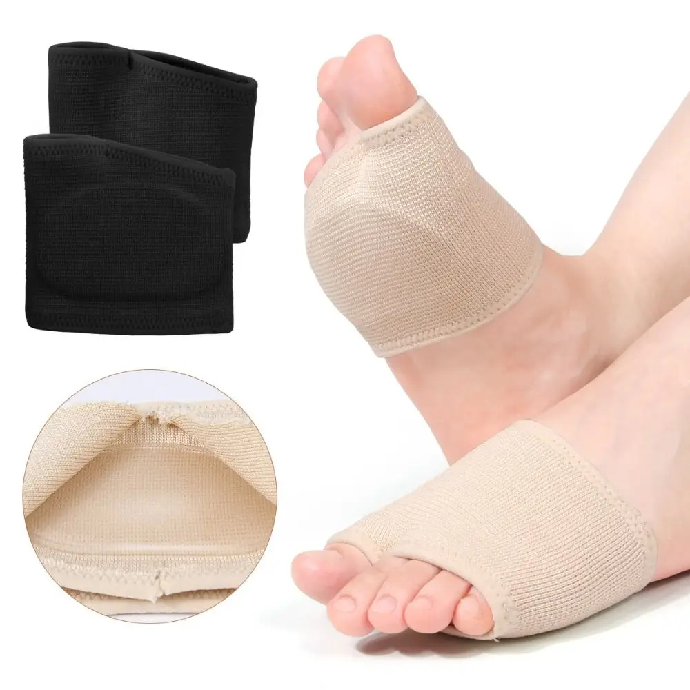 Washable Silicone Gel Metatarsal Pads Breathable Moisture Wicking Forefoot Pads Comfortable Thickened Foot Care Cushion Unisex