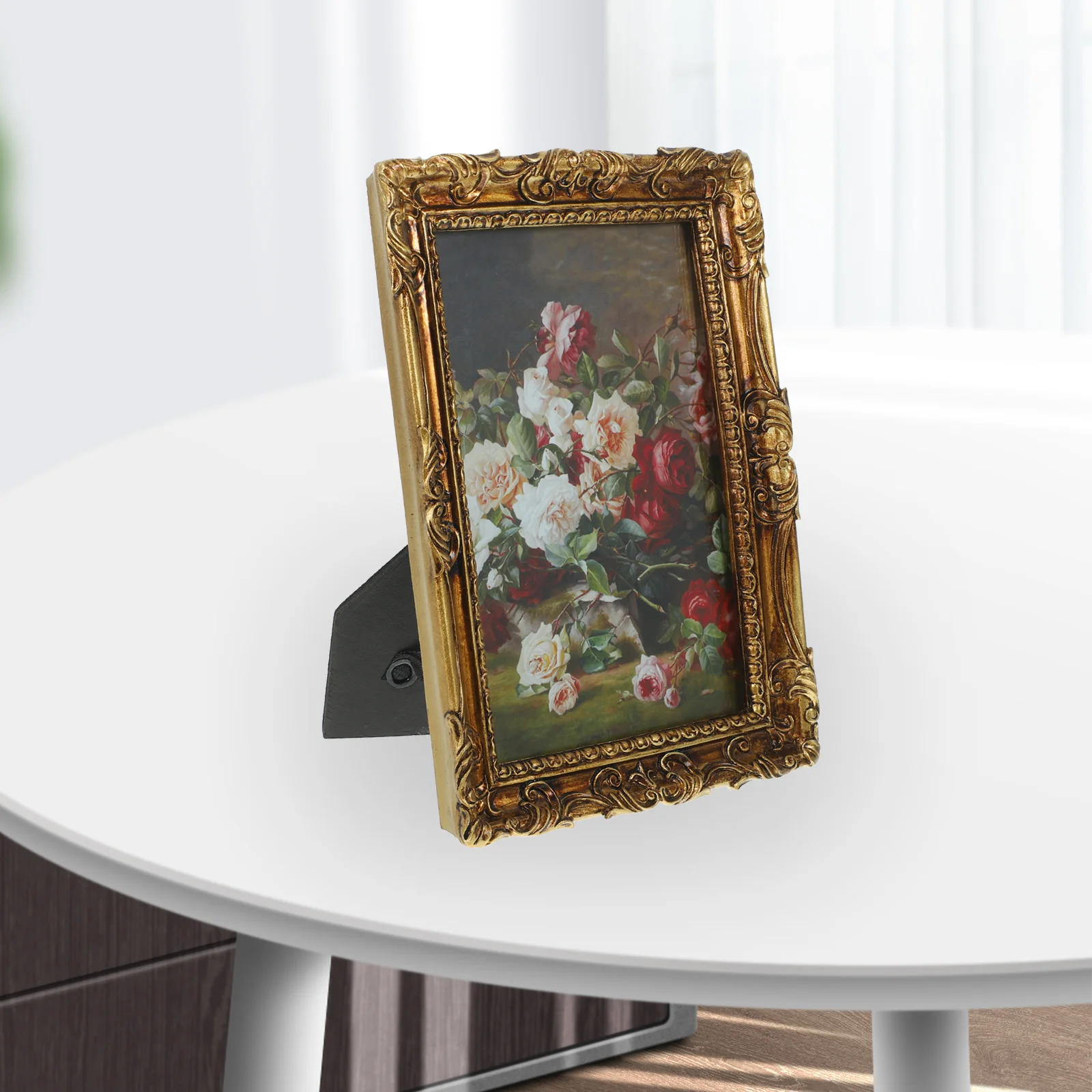 

Vintage Resin Photo Frame Desk Picture Wedding Small European Style Child Display Shelves