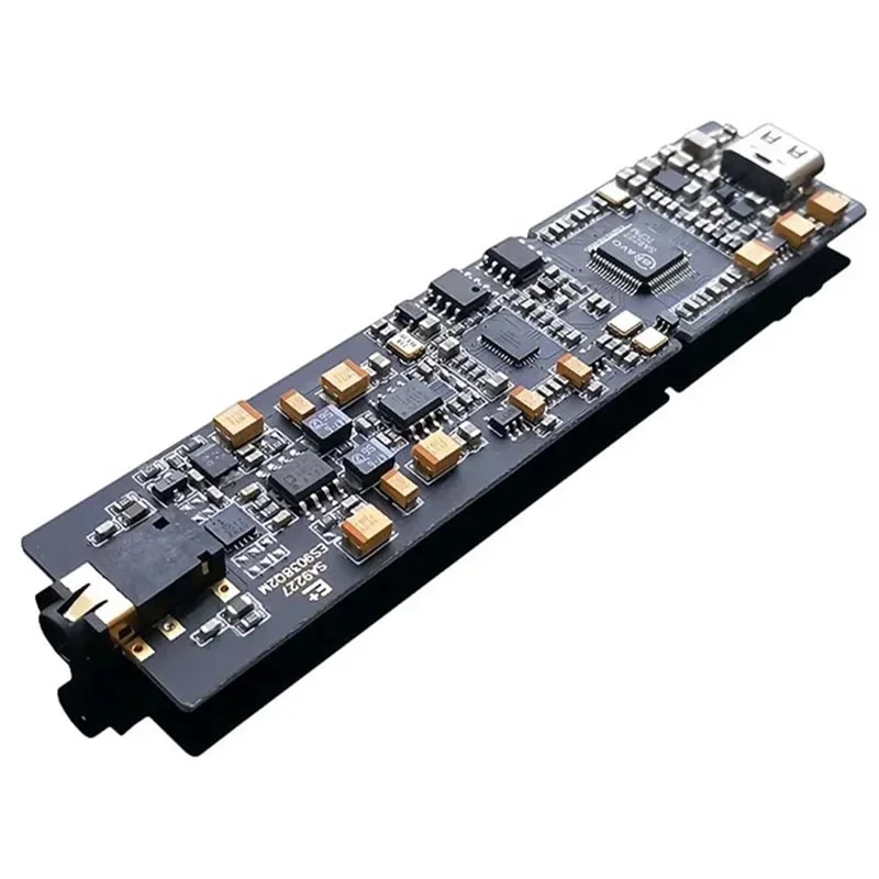 PHILE-ES9038Q2M Amplifier Earphone Portabel Tipe-c Dekoder DAC Audio Murni Dekoder Keras DSD Demam HIFI untuk Komputer