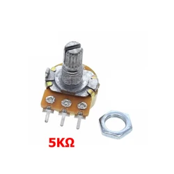 3x Embellecedor boton + 3x Potenciometro B5K lineal 5k - Arduino knob 16mm