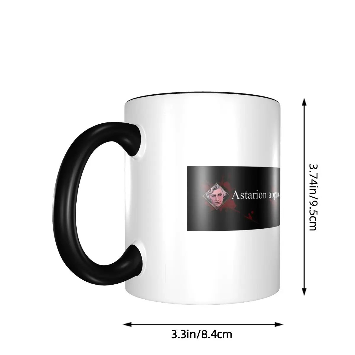 Vampire Approval Red Mug Funny Ceramic Coffee Cups Tea Mugs Milk Cup Drinkware Gift for Woman Man