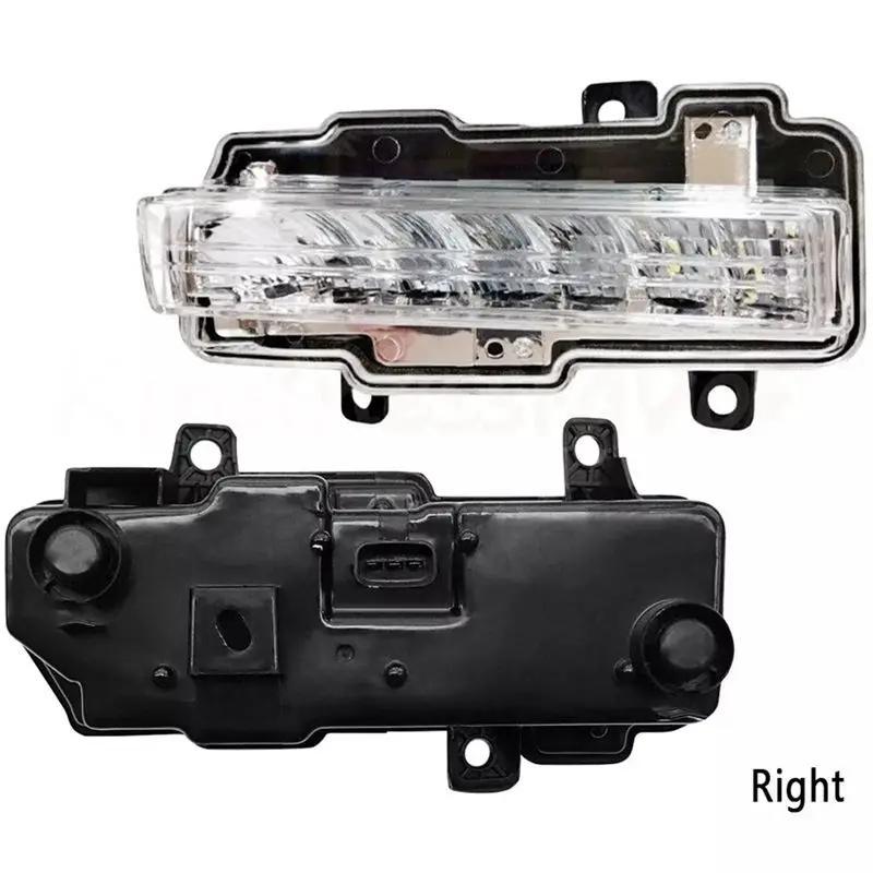 Stable-LED DRL Light For Mitsubishi Pajero Montero IV 2015-2020 Daytime Running Light White Fog Light Headlight view 3