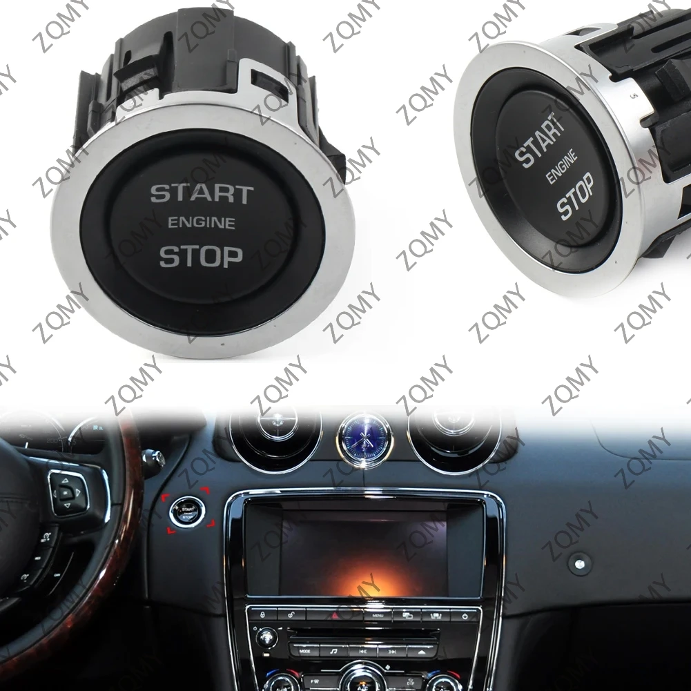 1pcs Car Engine Start Stop Ignition Switch Push Button C2D4509 For Jaguar XJ 2010 2011 2012 2013