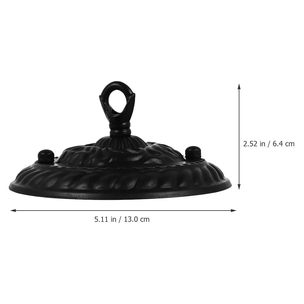 

2pcs Chandelier Mounting Plate 130Mm Ceiling Cover Plate Fixture Parts Steel Zinc Alloy Rustproof Ceiling Light Bracket Pendant