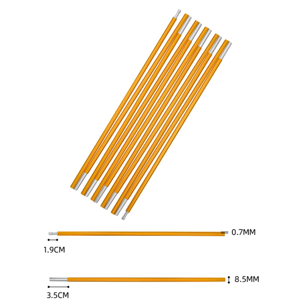 Aluminum Pole 3.3 Meters Aluminum Tent Poles 7001T6 Aluminum Alloy Easy Installation Excellent Support High Durability