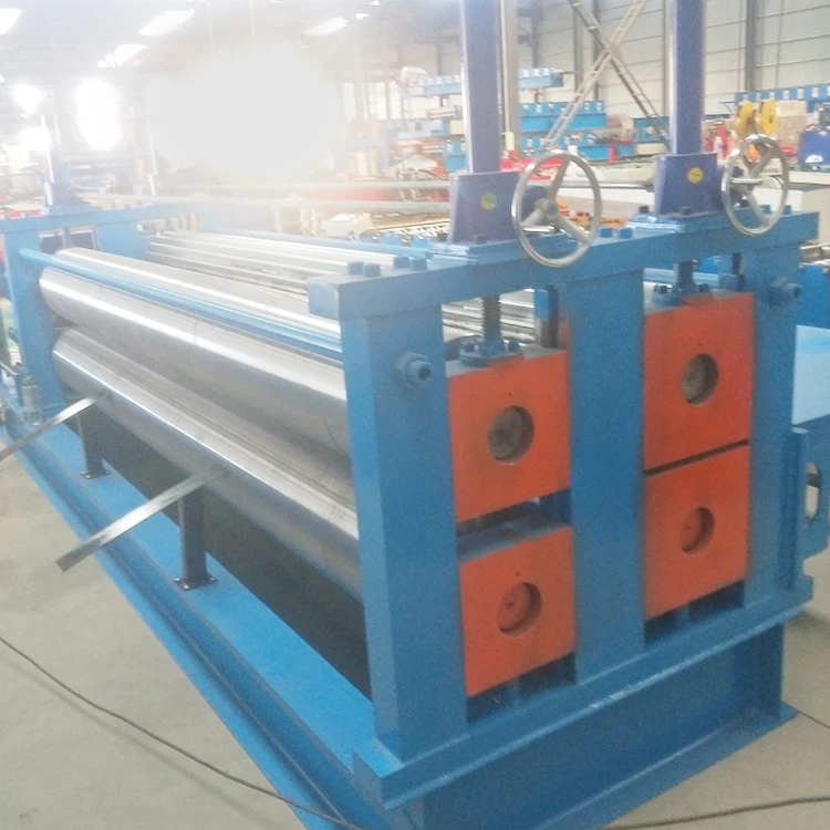 Machine de formage de rouleaux de feuilles de toit à ondes rondes