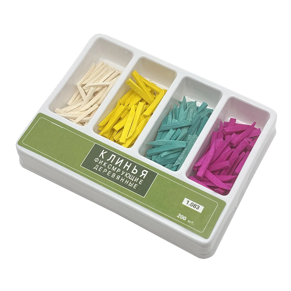 

Стоматологические крепления, деревянные клинья, клинья для зазора между зубами, одноразовые реставрационные межзубные клинья, аксессуары для стоматологии