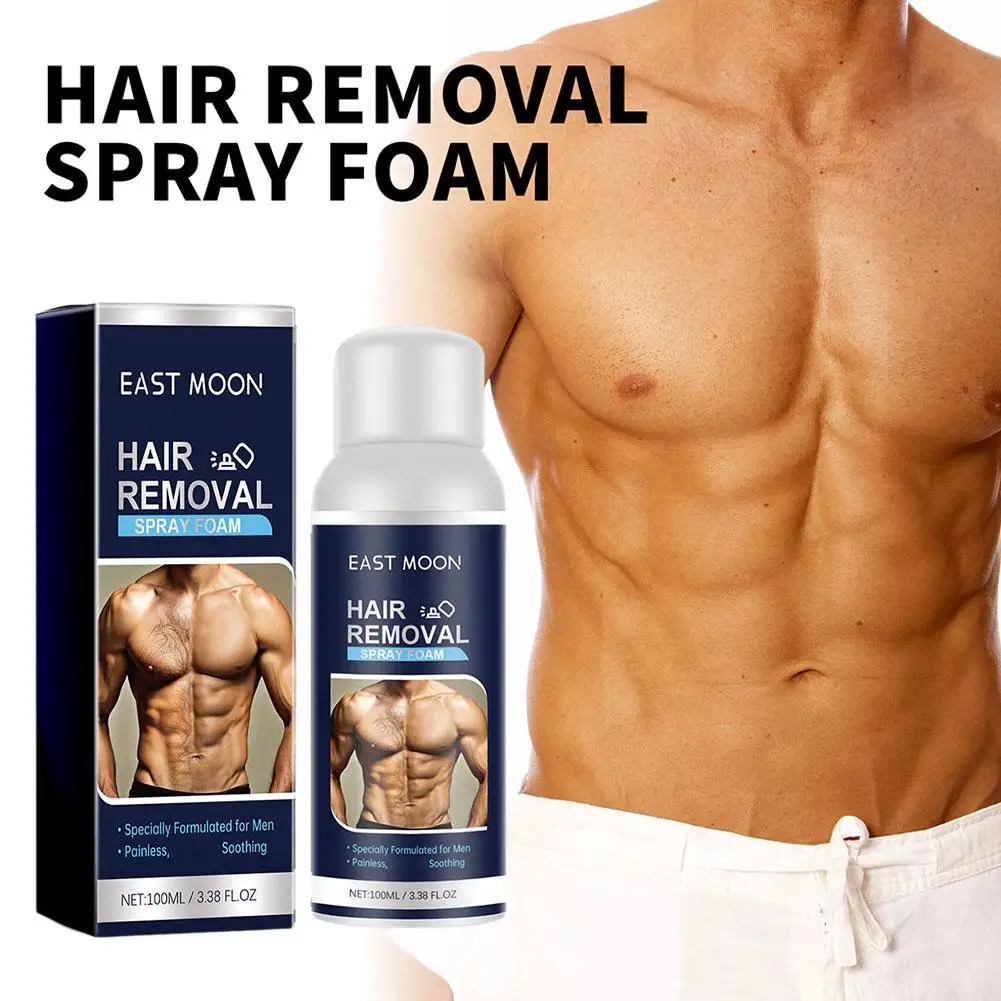 100ml Powerful Hair Removal Spray Super Natural Painless Permanent Hair Remover For Men Whole Body Depilatory Cream