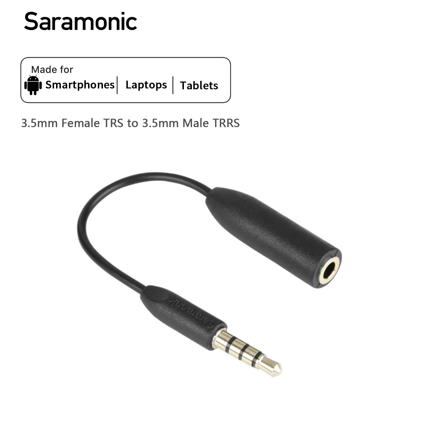 Saramonic SR-C2000 Professionele Uitbreiding Microfoon Audio Adapter Kabel Voor Draadloze Microfoon Iphone Xiaomi Dji Dslr Camera 'S