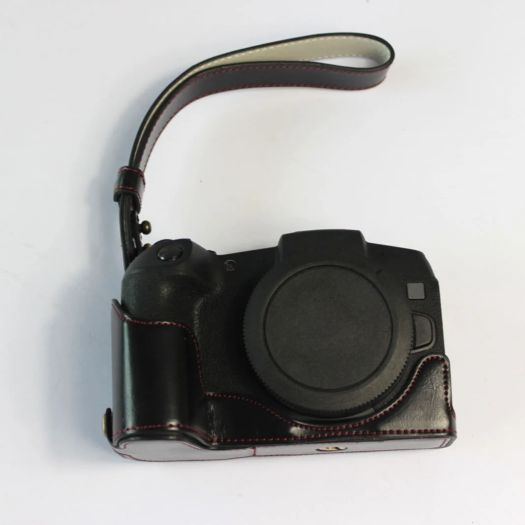 Leather Half Camera Case Grip hand strap for Canon EOS RP