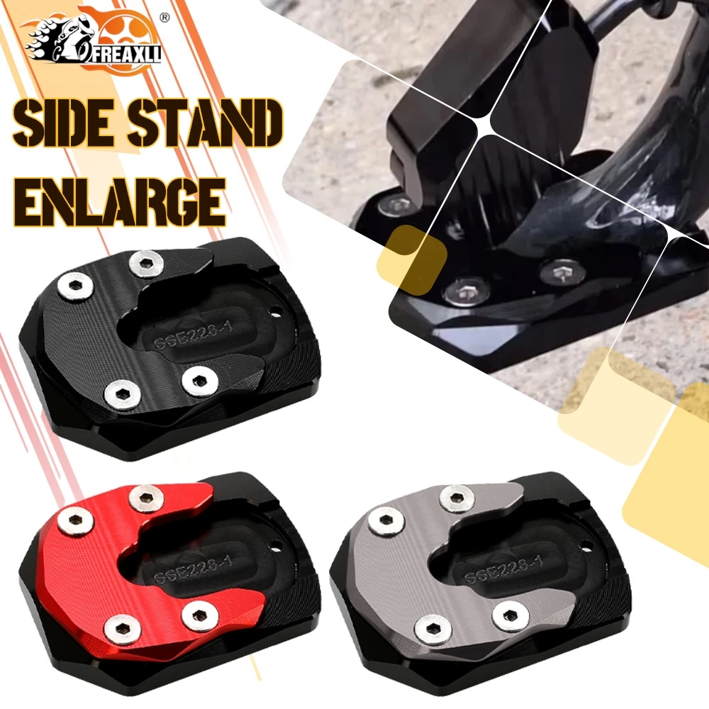 FOR YAMAHA XMAX300 XMAX125 XMAX250 ALLYEARS Motorcycle Kickstand Side Stand Extension Enlarger Pad Side Bracket XMAX 300 125 250